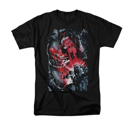 Superman Shirt Heat Vision Black T-Shirt