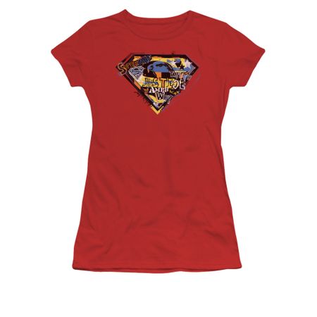 Superman Shirt Juniors American Way Red T-Shirt