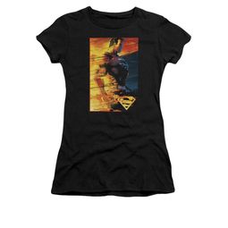 Superman Shirt Juniors Fireproof Black T-Shirt Superman Shirt Juniors Fireproof Black T-Shirt