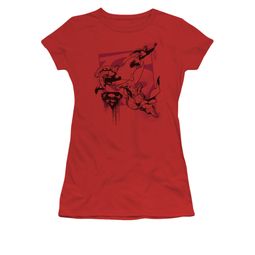 Superman Shirt Juniors Omnipresent Red T-Shirt Superman Shirt Juniors Omnipresent Red T-Shirt
