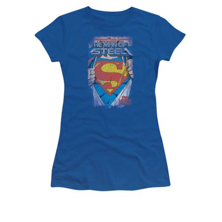 Superman Shirt Juniors The Legend Royal T-Shirt