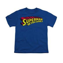 Superman Shirt Kids Action Comics Royal T-Shirt