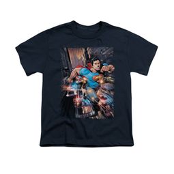 Superman Shirt Kids Bullet Proof Navy T-Shirt Superman Shirt Kids Bullet Proof Navy T-Shirt