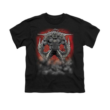 Superman Shirt Kids Doomsday Dust Black T-Shirt