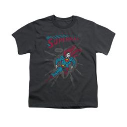 Superman Shirt Kids It Tickles Charcoal T-Shirt