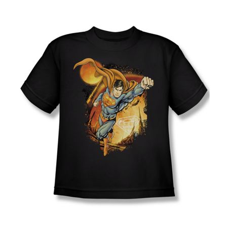 Superman Shirt Kids Last Sons Black T-Shirt