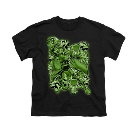 Superman Shirt Kids Metallo Mayhem Black T-Shirt
