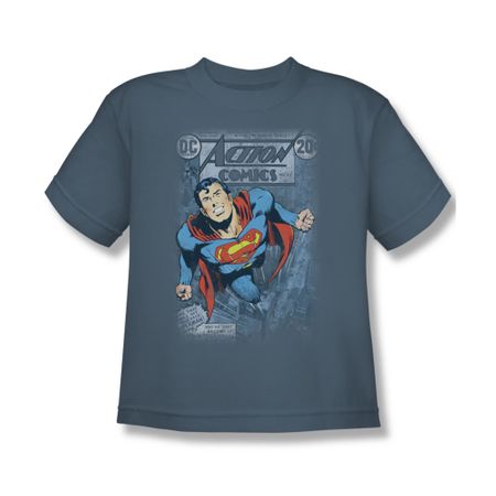 Superman Shirt Kids No.419 Slate T-Shirt