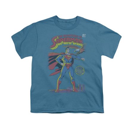 Superman Shirt Kids No.424 Slate T-Shirt