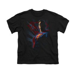 Superman Shirt Kids Shadows Black T-Shirt