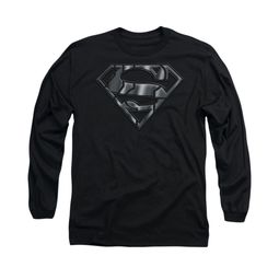Superman Shirt Mech Shield Long Sleeve Black Tee T-Shirt Superman Shirt Mech Shield Long Sleeve Black Tee T-Shirt