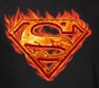 Superman Shirt - Mens Hot Metal Shield Tee - Black