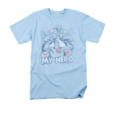 Superman Shirt My Hero Light Blue T-Shirt
