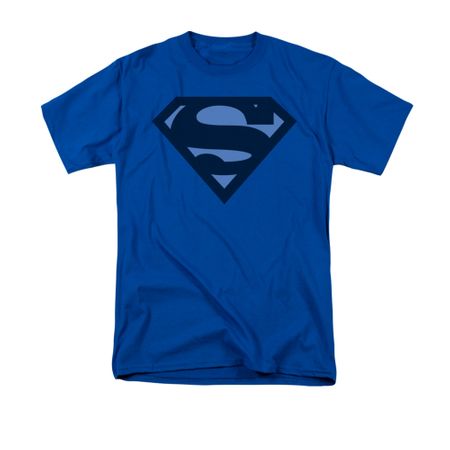 Superman Shirt Navy Shield Royal Blue T-Shirt