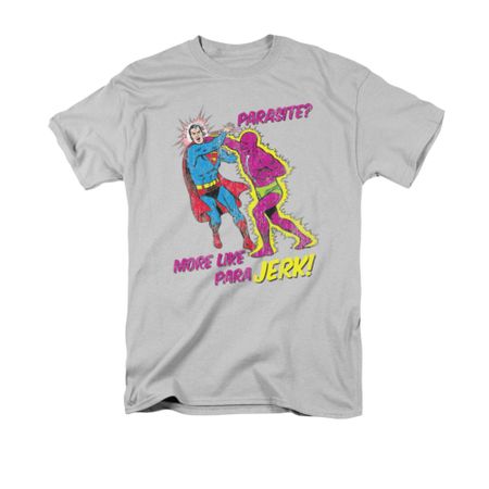 Superman Shirt Parajerk Silver T-Shirt