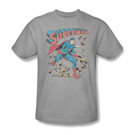 Superman Shirt Rocks Athletic Heather T-Shirt