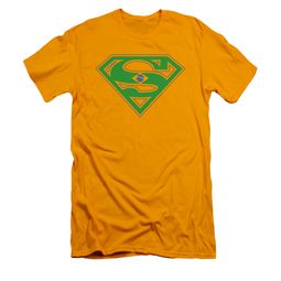 Superman Shirt Slim Fit Brazil Shield Gold T-Shirt