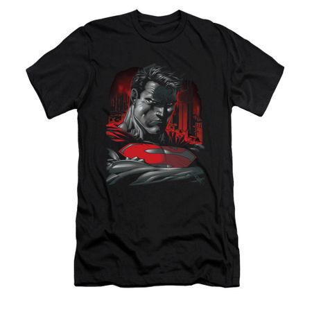 Superman Shirt Slim Fit Bust Black T-Shirt