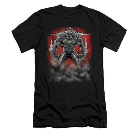 Superman Shirt Slim Fit Doomsday Dust Black T-Shirt