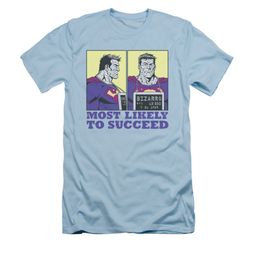 Superman Shirt Slim Fit Most Likely Light Blue T-Shirt