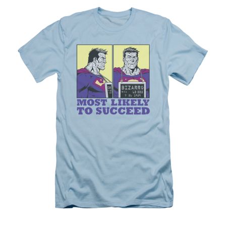 Superman Shirt Slim Fit Most Likely Light Blue T-Shirt