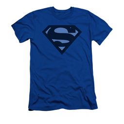 Superman Shirt Slim Fit Navy Shield Royal Blue T-Shirt