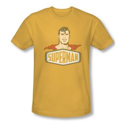 Superman Shirt Slim Fit Sign Gold T-Shirt