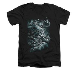 Superman Shirt Slim Fit V-Neck Break Free Black T-Shirt Superman Shirt Slim Fit V-Neck Break Free Black T-Shirt