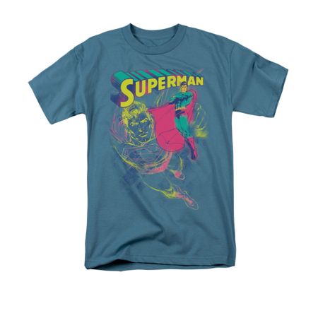 Superman Shirt Super Spray Slate T-Shirt