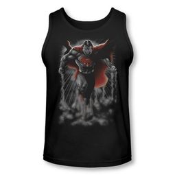 Superman Shirt Tank Top Above The Clouds Black Tanktop