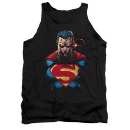 Superman Shirt Tank Top Angry Black Tanktop