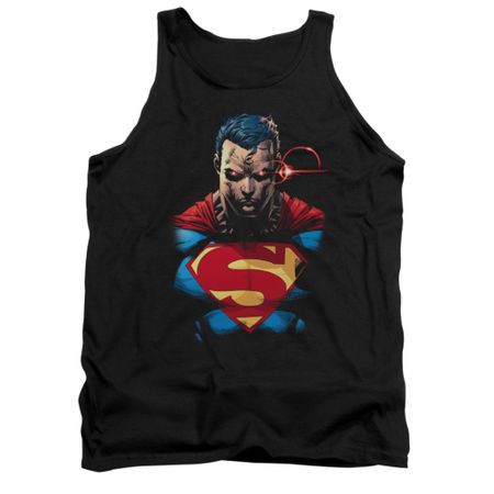 Superman Shirt Tank Top Angry Black Tanktop