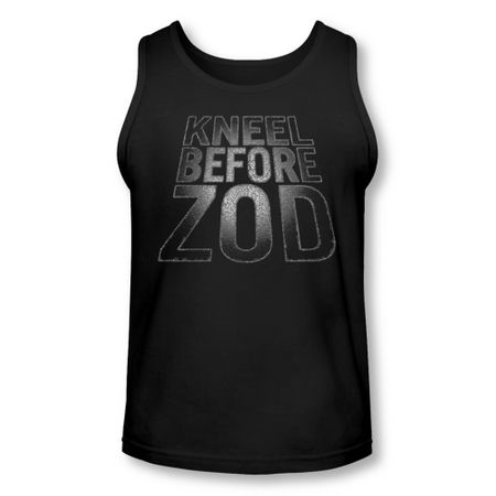 Superman Shirt Tank Top Before Zod Black Tanktop