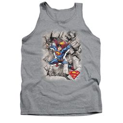 Superman Shirt Tank Top Break Through Athletic Heather Tanktop