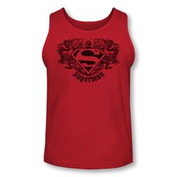 Superman Shirt Tank Top Dragons Red Tanktop