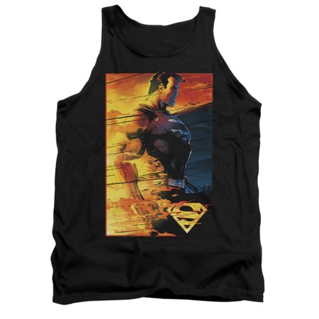 Superman Shirt Tank Top Fireproof Black Tanktop