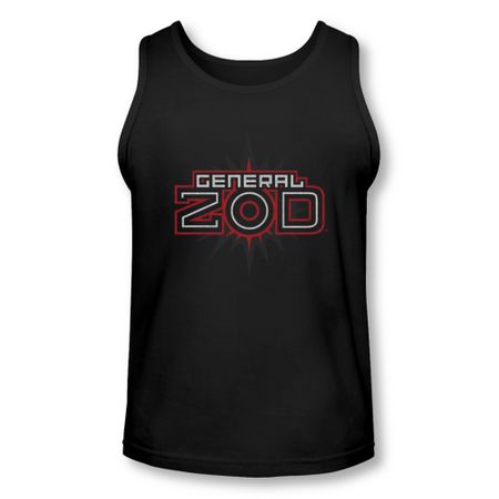 Superman Shirt Tank Top General Zod Black Tanktop
