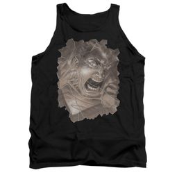 Superman Shirt Tank Top Glass Black Tanktop