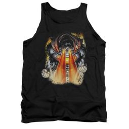 Superman Shirt Tank Top Laser Eyes Black Tanktop