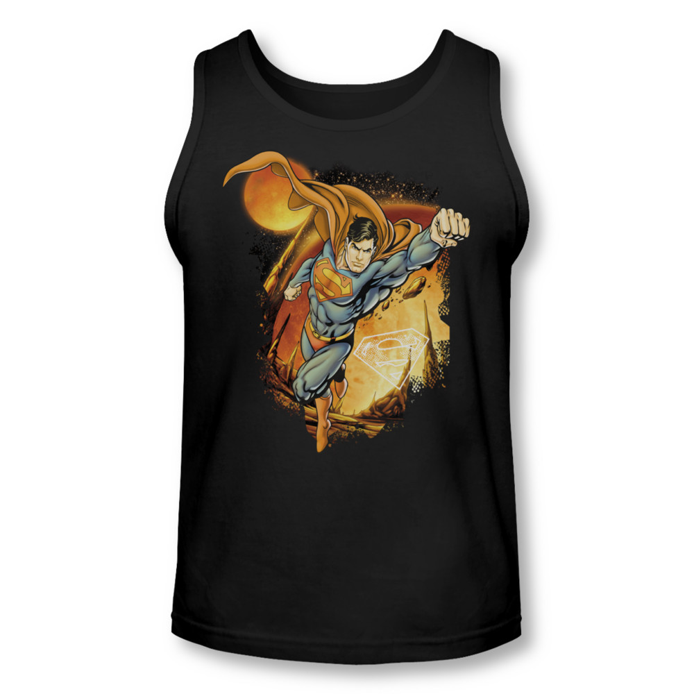 Superman Shirt Tank Top Last Sons Black Tanktop Superman Last Sons Shirts