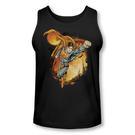 Superman Shirt Tank Top Last Sons Black Tanktop