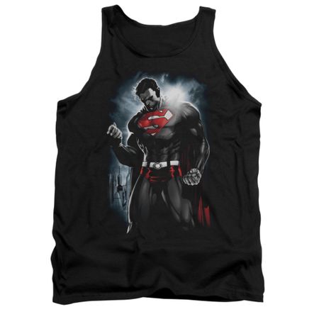Superman Shirt Tank Top Light Of The Sun Black Tanktop