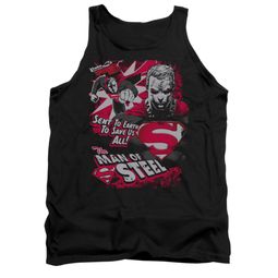 Superman Shirt Tank Top Save Us All Black Tanktop