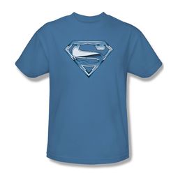 Superman Shirt Tribal Chrome Carolina Blue T-Shirt
