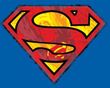 Superman T-shirt  Action Shield Superhero Adult Royal Blue Tee Shirt