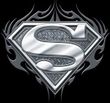 Superman T-shirt Biker Metal Awesome Adult Gothic Black Tee Shirt