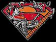 Superman T-shirt  DC Comics Breaking Chain Logo Adult Black Tee Shirt