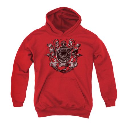 Superman Youth Hoodie All Hail Red Kids Hoody