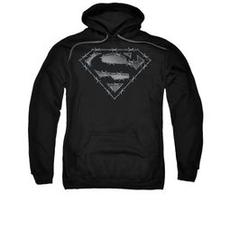 Superman Youth Hoodie Barbed Wire Black Kids Hoody
