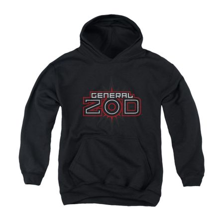 Superman Youth Hoodie General Zod Black Kids Hoody